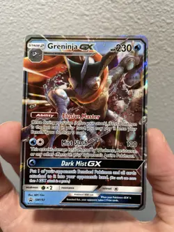 Pokemon TCG: Greninja GX SM197 Black Star Promo Sun & Moon 2019 - LP - Image 3