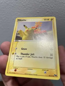 Pokemon TCG: Pikachu 16/17 Pop Series 2 2005 Common Non-Holo - Lightly Played - Image 4