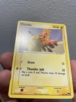 Pokemon TCG: Pikachu 16/17 Pop Series 2 2005 Common Non-Holo - Lightly Played - Image 5