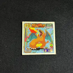 Pokemon Sticker Seal Japanese Charizard Amada Nintendo Attack Set 1998 "EX" - Image 2