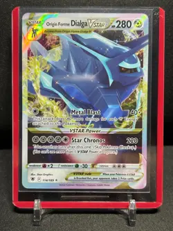 Origin Forme Dialga VSTAR 114/189 Ultra Rare Pokemon 2022 Astral Radiance NM - Image 1