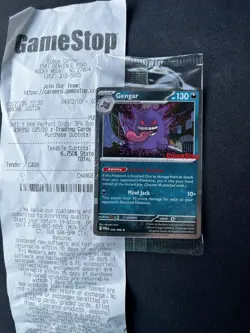 Pokemon GameStop Stamped Exclusive Gengar Promo Sealed 050/088 Ready To Ship - Image 3