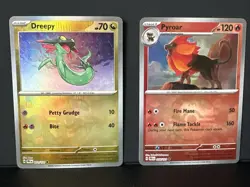 Pokemon TCG Prismatic Evolutions Masterball Lot - Pyroar #016 & Dreepy #71 - Image 2