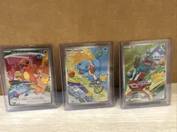 Pokemon 30th Anniversary First Partner Pack Charmander, Squirtle,Bulbasaur - Image 1