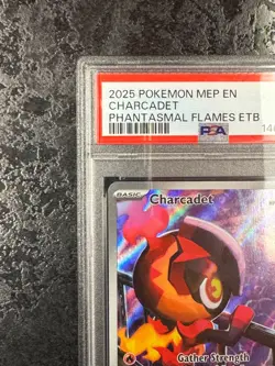 2025 POKEMON MEP EN CHARCADET PHANTASMAL FLAMES ETB #022 - PSA 7 - Image 3