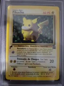 2000 Pokemon World Collection *IVY PIKACHU* Portuguese Promo #1 PSA-9 Mint! - Image 4