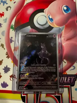 Mewtwo ex SVP 052 - Black Star 151 Promo Illustration Rare Pokemon TCG NM - Image 1