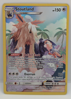 Stoutland (Secret) 248/236 Sm-Cosmic Eclipse Holo LP Pokemon - Image 1