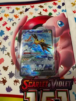 Zapdos ex 202/165 Pokemon TCG SV: Scarlet & Violet 151 NM - Image 1