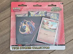 [NEW] Pokemon Mega Evolution Ascended Heroes 3 Pack Tech Sticker - Charmander - Image 1