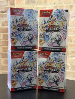 Pokemon TCG - Prismatic Evolutions Booster Bundle Lot of x4 (SEALED) 🌈🧬🦊 - Image 1