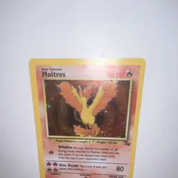 Pokemon Moltres 70 HP Holo Rare Fossil 12/62 Wizards of the Coast 1999 - Image 4