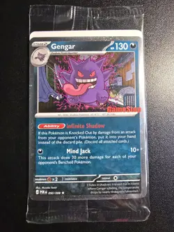 Pokemon TCG Perfect Order Gengar GameStop Exclusive Stamped Promo 50/88 Sealed - Image 1