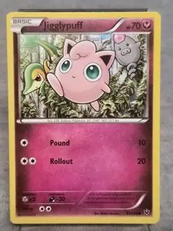 Pokemon TCG Jigglypuff Fates Collide 65/124 Regular Common - Image 1