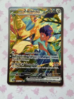 Hop's Zacian EX 186/159 Pokemon TCG Journey Together Special Illustration Rare - Image 1