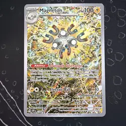 Pokemon TCG Magneton SVP 159 Promo Surging Sparks Pokemon Center Stamped - Image 1
