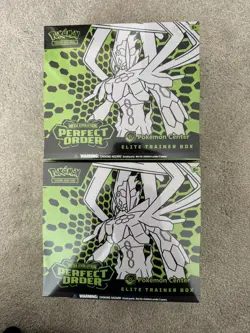 2x Pokemon TCG Perfect Order Pokemon Center ETB IN HAND READY TO SHIP (SEALED) - Image 5