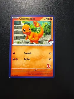 Pokemon TCG - Charmander -Blue Border- Charmander Stamped - My First Battle -LP - Image 1