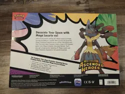 Pokemon Ascended Heroes Mega Lucario Premium Poster Collection SHIPS TODAY - Image 2