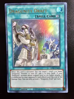 Dragunity Draft Ultra Rare GFTP-EN039 1st Edition - Image 1