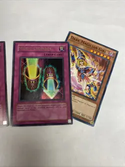 Yugioh - Magic Cylinder LON-104 SECRET & IOC-SE2 + FREE Dark Magician Girls SET - Image 3
