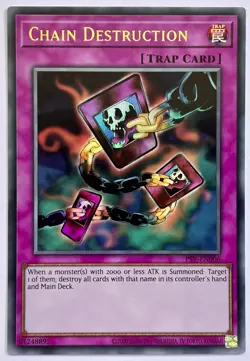 PSV-EN006 Chain Destruction - Ultra Rare Unlimited Near Mint 25th Anniversary - Image 1