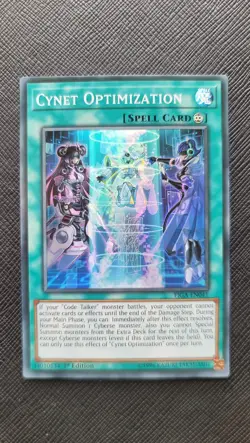 Cynet Optimization Super Rare FIGA-EN041 1st Edition - Image 1