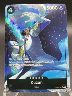Kuzan OP02-096 SR Alt Art One Piece TCG ENGLISH PRB-01 PRB01 - Image 1