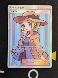 Lady - SV86/SV94 - Pokemon Hidden Fates Sun & Moon Full Art Ultra Rare Card NM - Image 1