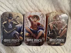One Piece TCG OP-13 Tin Set Vol. 2 Full Set of 3 - Image 1