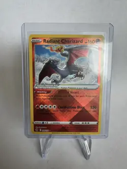 Radiant Charizard 020/159 Crown Zenith NM Holofoil Rare Pokemon Card - Image 1