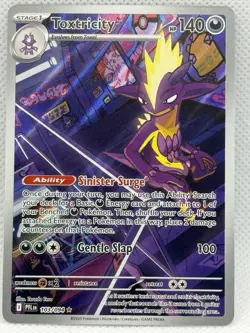 Pokemon Toxtricity Illustration Rare Holo Card 103/094 Phantasmal Flames 140 HP… - Image 1