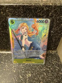 Nami EB03-053 SR Foil English One Piece TCG Card Near Mint - Image 1