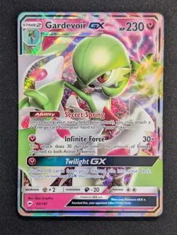 Gardevoir GX - 93/147 - Pokemon Burning Shadows Sun & Moon Ultra Rare Card NM - Image 1