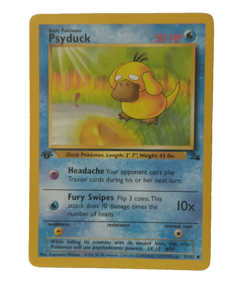 Pokemon Psyduck 53/62 Fossil Set 1st Edition 1999 WOTC Vintage Card - 02-(2) - Image 3