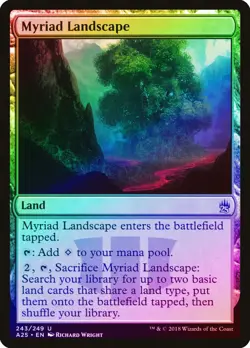 Myriad Landscape FOIL Masters 25 NM Land Uncommon MAGIC MTG CARD ABUGames - Image 1
