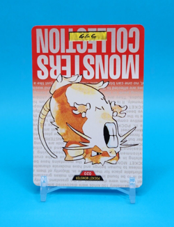 Pokemon Card Japanese - Raticate No. 020 - Bandai Carddass - Red - Image 2