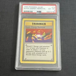 PSA 6 Super Energy Removal 79/102 Base Set Pokemon Card WOTC Non Holo - Image 1