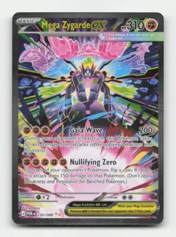 Mega Zygarde ex 120/088 Perfect Order ME3 SIR Hyper Rare Chase Pokemon Card NM - Image 1