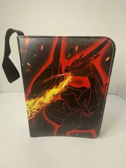 Pokemon TCG Mega Charizard 3 Ring Card Binder. - Image 1