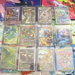 Pokemon cards holo foil full art Japanese 12 card lot - Image 1