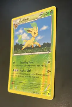 Leafeon 7/111 Pokemon XY Furious Fists Reverse Holo Rare Eeveelution Card - HP - Image 5