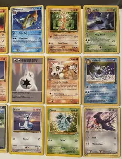 Vintage Pokemon Card Lot Of 12 Various Sets 1999-2007 WOTC HP Commons, Rares - Image 3