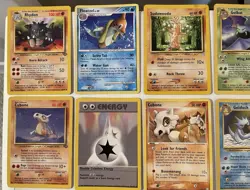 Vintage Pokemon Card Lot Of 12 Various Sets 1999-2007 WOTC HP Commons, Rares - Image 4