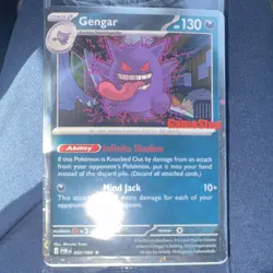 Pokemon Gengar 050/088 POR GameStop Promo Holo Rare Card English sealed - Image 1