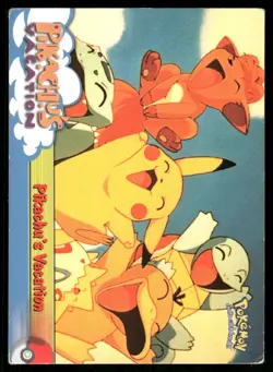 Pokemon Cards Pikachu's Vacation #42 Topps The First Movie Trading Cards MP *2 - Image 1