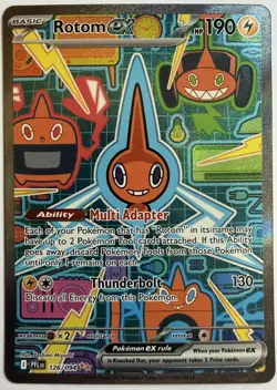 Rotom EX 126/094 Me02: Phantasmal Flames SIR Pokemon Card Near Mint - Image 1