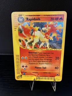Rapidash Holo Expedition 26/165 WOTC Pokemon Card MP Condition - Image 1