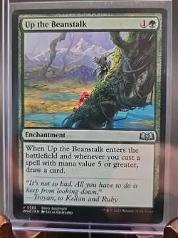 Up the Beanstalk Wilds of Eldraine MTG Regular Near Mint - Image 3