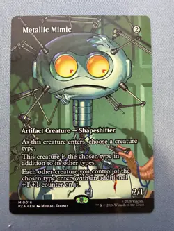 Metallic Mimic Borderless Non-Foil NM - Teenage Mutant Ninja Turtles MTG PZA 16 - Image 1